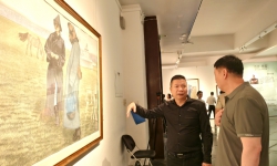赴一场“苍原・牧歌”版画展，走进罗中伟笔下的科尔沁草原 ...