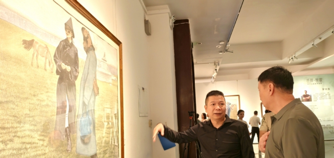 赴一场“苍原・牧歌”版画展，走进罗中伟笔下的科尔沁草原 ...