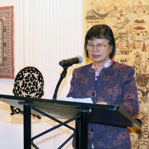 “敦耀光华——清华大学美术学院敦煌艺术研究及设计成果纽约联合国总部特展”启幕 ...